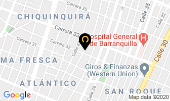Mapa de Ferrecol en Barranquilla