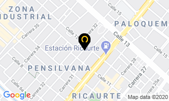Mapa de Ferrelam Ltda. en Bogotá D.C