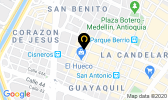 Mapa de Ferrelectricos 101 en Medellín