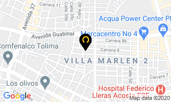Mapa de Ferrelectricos Arlo en Ibagué