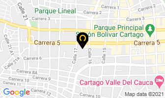 Mapa de Ferreléctricos Del Valle en Cartago