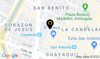 Mapa de Ferrelectricos Mayei en Medellín