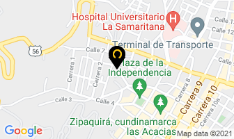 Mapa de Ferremangueras El Zipa en Zipaquirá