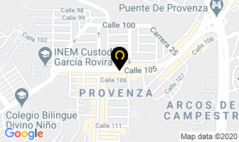Mapa de Ferremateriales De Santander en Bucaramanga