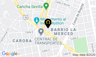 Mapa de Ferremateriales Jc en Cúcuta