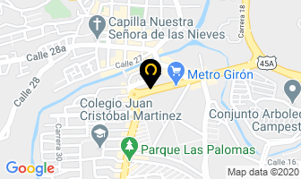 Mapa de Ferrepinturas Super en Girón