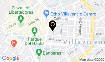 Mapa de Ferreplasticos Del Meta en Villavicencio