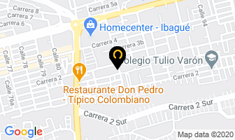 Mapa de Ferretería en Ibagué