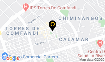 Mapa de Ferretería 3 En 1 en Cali