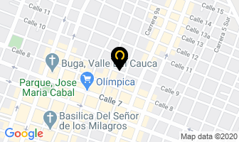 Mapa de Ferretería Buga en Guadalajara de Buga