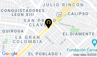 Mapa de Ferretería Combos en Cali