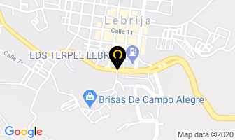 Mapa de Ferreteria Comercial Santander D&m en Lebrija