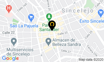Mapa de Ferretería Don Toño en Sincelejo