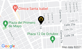 Mapa de Ferretería El 12 en Valledupar
