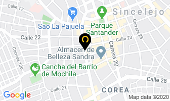 Mapa de Ferretería El Angulo en Sincelejo