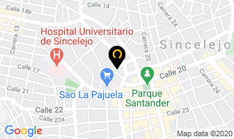 Mapa de Ferretería El Arquitecto en Sincelejo