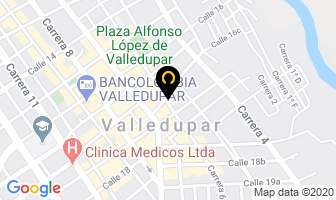 Mapa de Ferreteria El Iman en Valledupar
