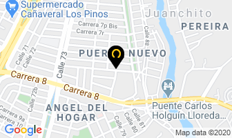Mapa de Ferretería El Mago en Cali
