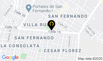 Mapa de Ferreteria El Paisa en Cartagena