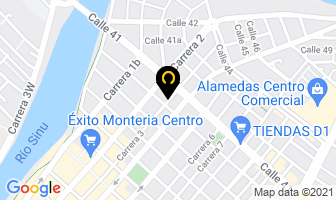 Mapa de Ferretería Eléctrica Ltda. en Montería