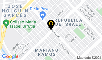 Mapa de Ferreteria Electroblanco en Cali