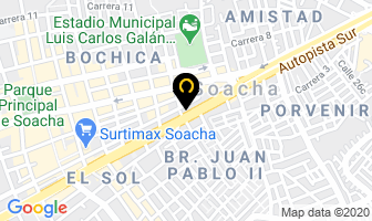 Mapa de Ferretería Ercas en Soacha