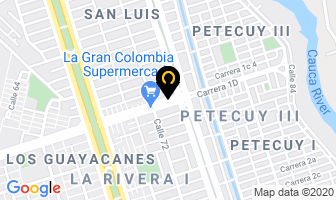 Mapa de Ferretería González en Cali