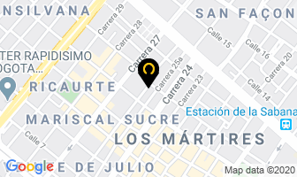 Mapa de Ferreteria H Y D Ltda en Bogotá D.C