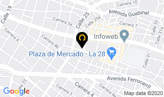 Mapa de Ferreteria Hierros H.d. en Ibagué