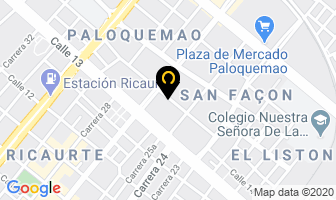 Mapa de Ferreteria Internacional Ltda en Bogotá D.C