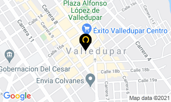Mapa de Ferretería J. Ever en Valledupar
