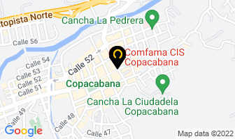Mapa de Ferreteria J Y J en Copacabana