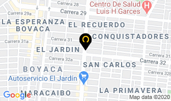 Mapa de Ferretería Jardín en Cali