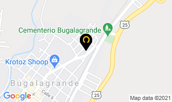 Mapa de Ferretería La 11 en Bugalagrande