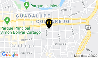 Mapa de Ferretería La Milonga en Cartago