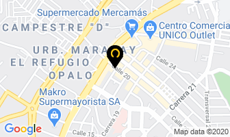 Mapa de Ferreteria La Mona en Dosquebradas