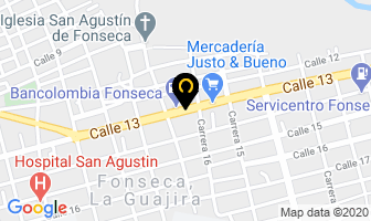 Mapa de Ferretería La Paulina en Fonseca