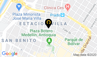 Mapa de Ferretería León Gutiérrez en Medellín