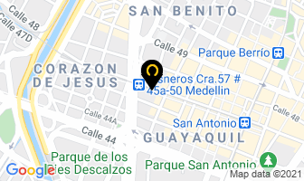 Mapa de Ferretería Lujan en Medellín