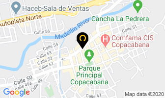 Mapa de Ferreteria Mateno Ltda en Copacabana