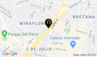Mapa de Ferretería Miraflores Ltda. en Cali