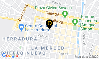 Mapa de Ferretería Moderna Ltda. en Tulua