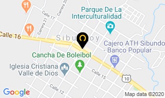 Mapa de Ferreteria Multicenter Sibundoy en Sibundoy