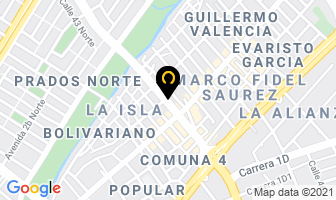 Mapa de Ferretería Remodelar en Cali
