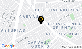 Mapa de Ferretería Rubiano en Bogotá D.C