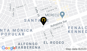 Mapa de Ferreteria Santa Fe en Cali