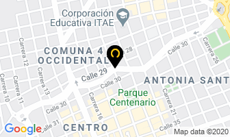 Mapa de Ferretería Santander en Bucaramanga