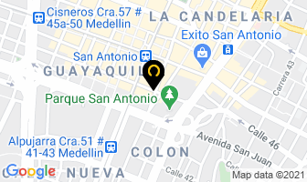 Mapa de Ferretería Yale en Medellín