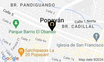Mapa de Ferro Constructores Del Norte en Popayán