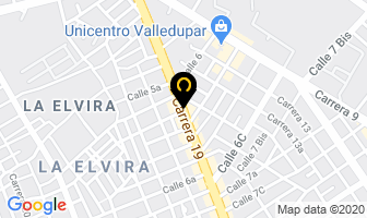 Mapa de Ferro Punto De La 19 en Valledupar